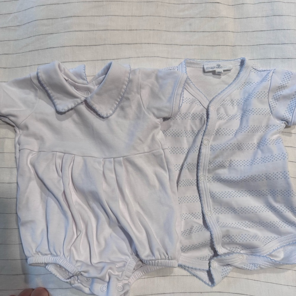 Magnolia baby layette pieces baby boy (2) in 0-3 months
